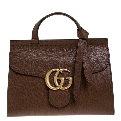 browns gucci|brown leather Gucci handbags sale.